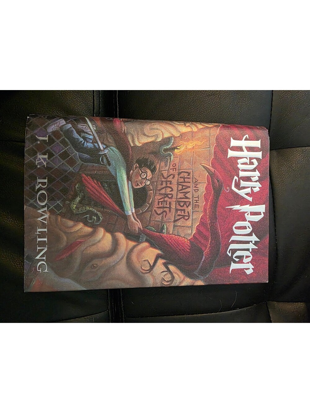 Harry Potter and the Chamber of Secrets by J.K. Rowling Hardcover Book